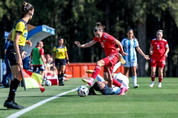 Женская сборная России обыграла Аргентину