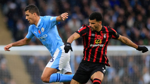 &laquo;Манчестер Сити&raquo; забил 6 голов &laquo;Борнмуту&raquo; в матче АПЛ