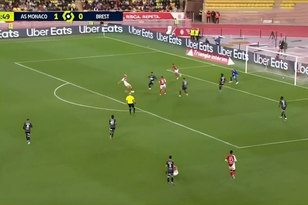 &laquo;Монако&raquo; &mdash; &laquo;Брест&raquo; &mdash; 2:0, 5 ноября: обзор матча чемпионата Франции, гол и голевая передача Головина
