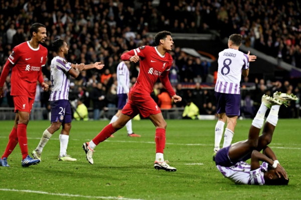 &laquo;Тулуза&raquo; &ndash; &laquo;Ливерпуль&raquo; &ndash; 3:2, видео, голы Дённума, Даллинги, Магри, обзор матча, 9 ноября 2023 года, Лига Европы