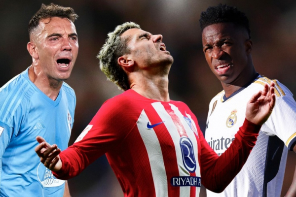 Чемпионат Испании &mdash; 2023/2024, Ла Лига, обзор 12-го тура, видео голов, Яго Аспас опрокинул монитор VAR