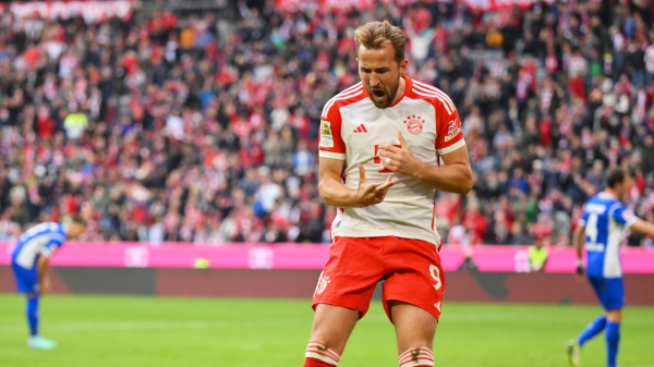 Хет-трик Кейна помог "Баварии" разгромить дортмундскую "Боруссию" в Бундеслиге