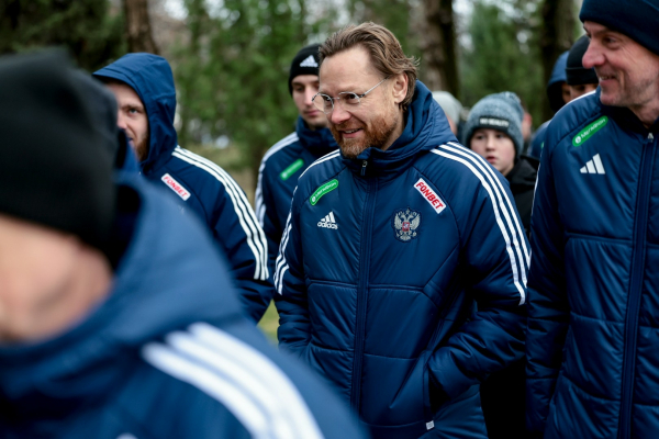 Сборная России посетила Мамаев курган