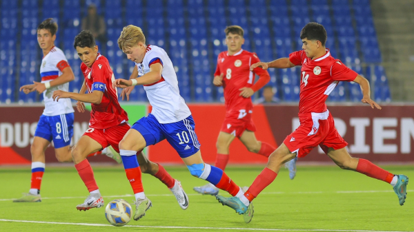 Юношеская сборная U-16 уступила Таджикистану U-17 во втором матче