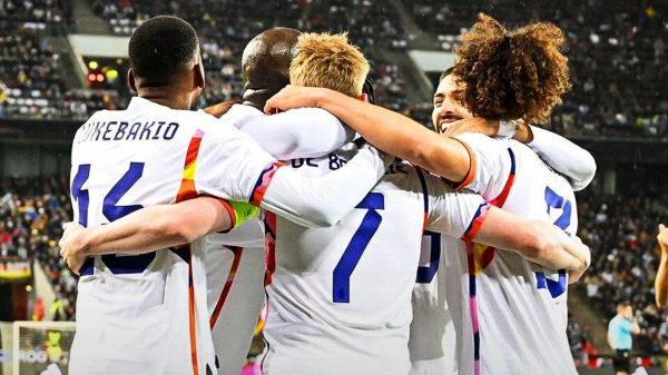 Сборная Бельгии по футболу обыграла команду Сербии в товарищеском матче