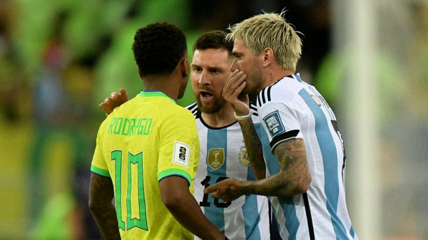 Стали известны фразы, которыми обменялись Месси и бразилец Родриго