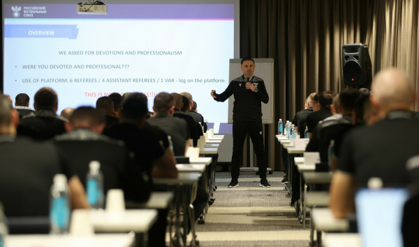 Судьи Мир РПЛ и помощники арбитров провели заключительный сбор в 2023 году