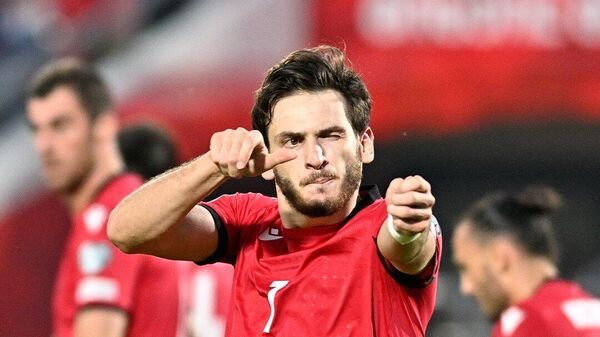 Гол Кварацхелии не спас сборную Грузии от поражения в матче отбора Евро-2024