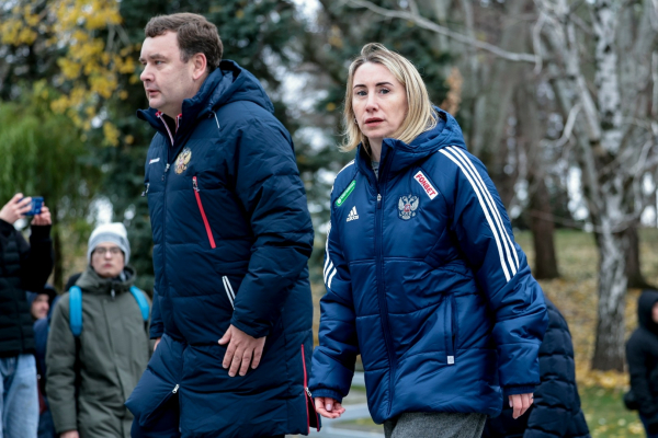 Сборная России посетила Мамаев курган