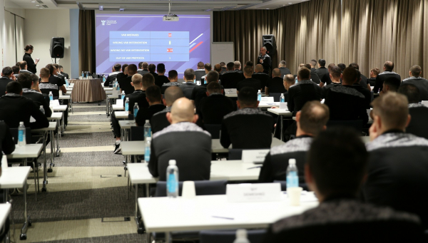 Судьи Мир РПЛ и помощники арбитров провели заключительный сбор в 2023 году