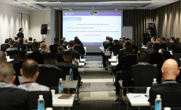 Судьи Мир РПЛ и помощники арбитров провели заключительный сбор в 2023 году