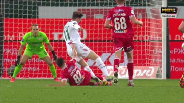 
        Сумбурное дерби: медленный Дзюба забил за &laquo;Локомотив&raquo;, но &laquo;Спартак&raquo; всё равно не проиграл в меньшинстве. А где Соболев?
        
        
        
	