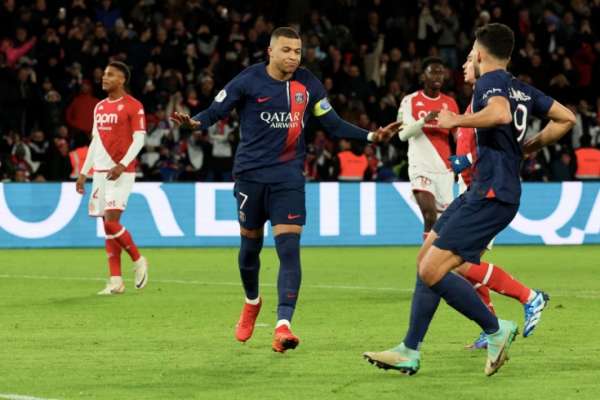 &laquo;ПСЖ&raquo; &mdash; &laquo;Монако&raquo; &mdash; 5:2, обзор матча, статистика Александра Головина, 24 ноября 2023 года, чемпионат Франции, Лига 1