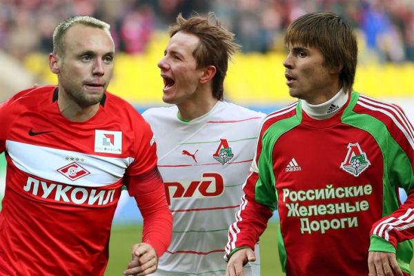 Футбольный квиз, за какой клуб игрок сыграл больше матчей, &laquo;Спартак&raquo;, &laquo;Локомотив&raquo;, Павлюченко, Сёмин, Глушаков, Самедов