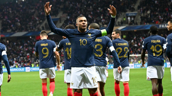 Сборная Франции по футболу обыграла команду Гибралтара со счетом 14:0