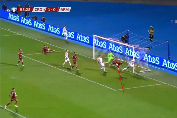 Хорватия &mdash; Армения &mdash; 1:0, футбольный матч квалификации чемпионата Европы &mdash; 2024: обзор, опасные моменты, голы, видео
