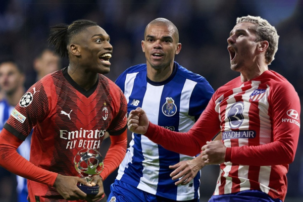 Лига чемпионов &mdash; 2023/2024, обзор 4-го тура, видео, 7 ноября: голы Гризманна и Леау через себя, &laquo;Барселона&raquo;, рекорд Пепе