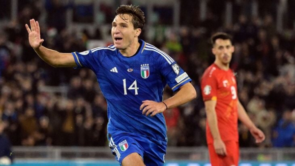 Италия в голевой перестрелке разгромила Северную Македонию