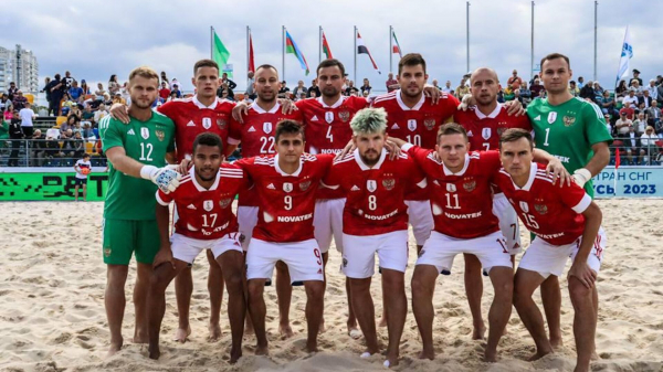 Сборная России по пляжному футболу обыграла Парагвай в товарищеском матче
