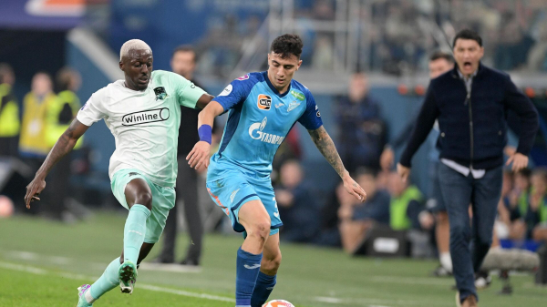 "Краснодар" сыграл вничью с "Зенитом" в 15-м туре и сохранил лидерство в РПЛ