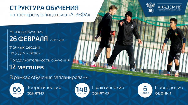 Стартовал набор на обучение на лицензию &laquo;А-УЕФА&raquo;