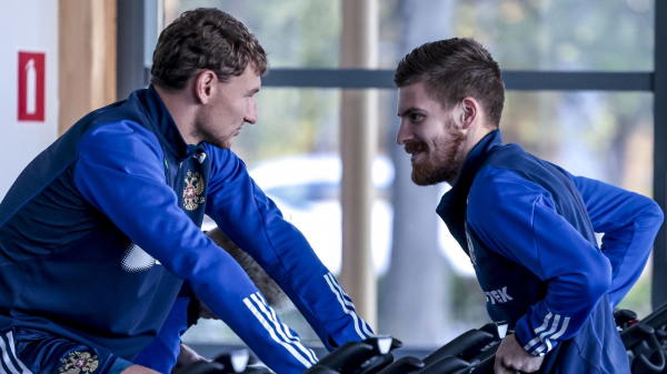 Сборная России начала сбор в Новогорске