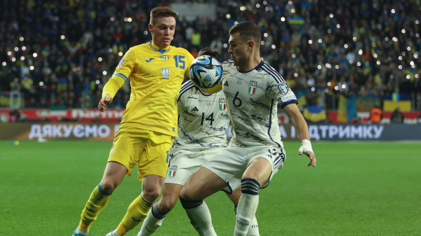 Сборная Украины сыграла вничью с итальянцами и не смогла напрямую выйти на Евро