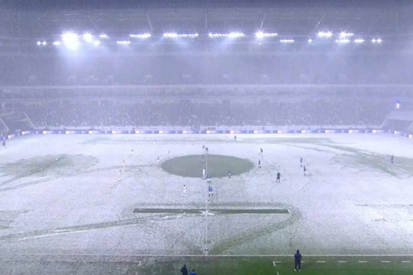 &laquo;Балтика&raquo; &mdash; &laquo;Спартак&raquo;, 16-й тур РПЛ, 25 ноября 2023: фото снежного матча, условия, погода