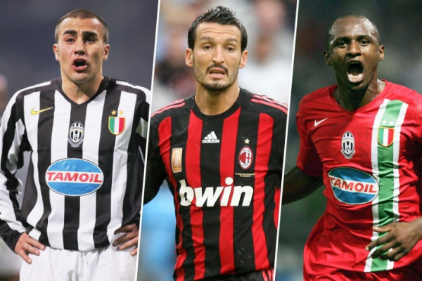 Выступал ли футболист за Ювентус и Милан, тест, Дзамбротта, Каннаваро, Виейра, Амброзини, Вьери, Костакурта, Джилардино