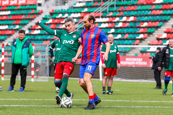 Ветераны Комитета ветеранов футбола РФС выиграли апрельский тур &laquo;Негаснущих звёзд-2024&raquo;