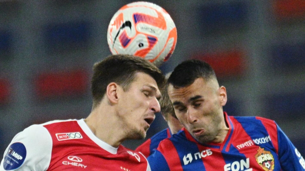 ЦСКА и "Спартак" сыграли вничью в московском дерби в рамках чемпионата России