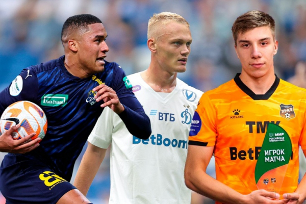 Лучший молодой футболист 25-го тура РПЛ, рейтинг, статистика: Тюкавин, Козлов, Гуарирапа, Дмитриев, Кривцов