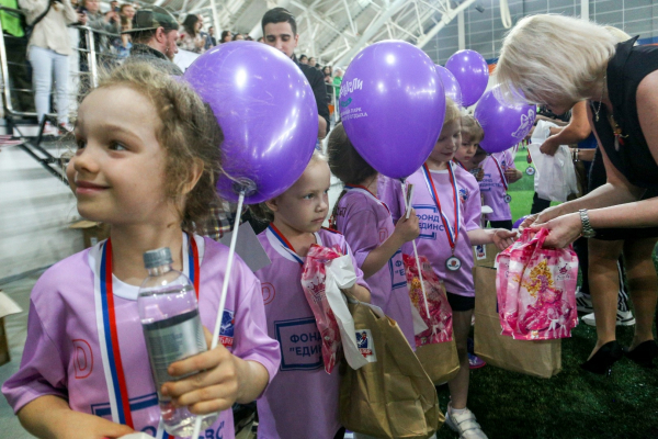 320 детей сыграли в футбол на фестивале &laquo;Крохабол&raquo; в Новосибирске