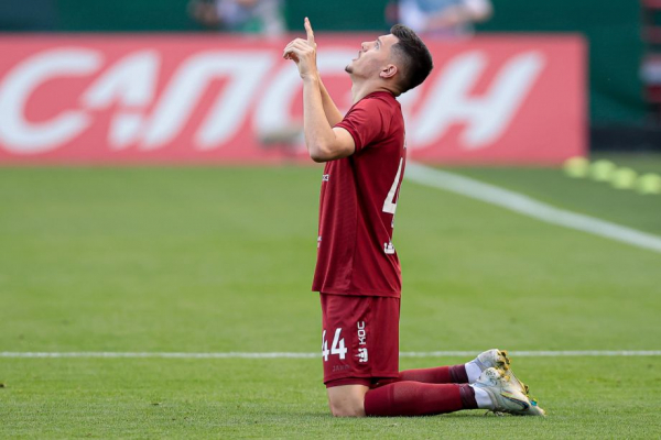 РПЛ, сезон-2023/2024, символическая сборная 21-го тура: Сафонов, Сперцян, Козлов, Глушенков, Кордоба, Даку