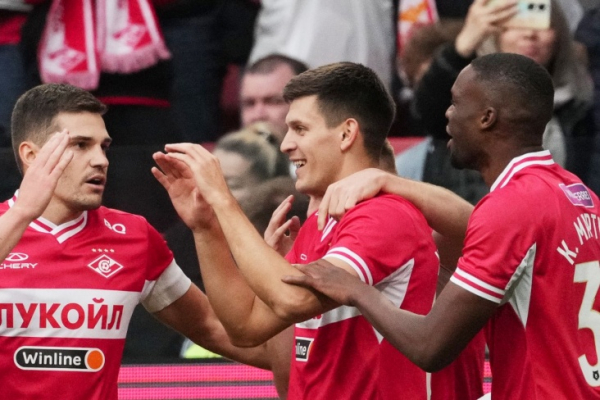 Спартак &mdash; Локомотив &mdash; 3:2, обзор матча 26-го тура РПЛ, видео голов: Медина, Хлусевич, таблица, 28 апреля 2024 года