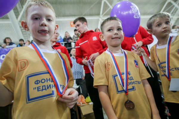 320 детей сыграли в футбол на фестивале &laquo;Крохабол&raquo; в Новосибирске