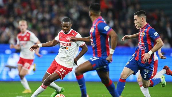 ЦСКА сыграл вничью со "Спартаком" в матче 21-го тура чемпионата России