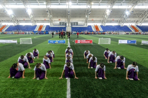 320 детей сыграли в футбол на фестивале &laquo;Крохабол&raquo; в Новосибирске