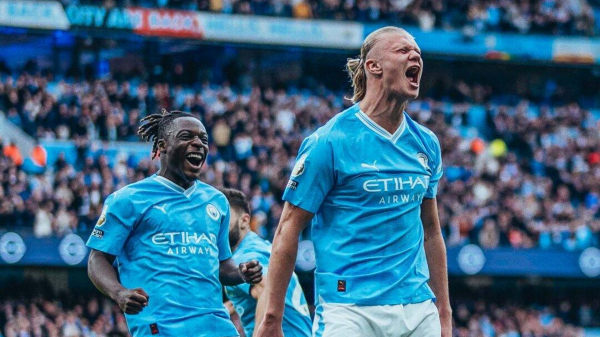 "Манчестер Сити" разгромил "Брайтон" и вышел на второе место в матче АПЛ