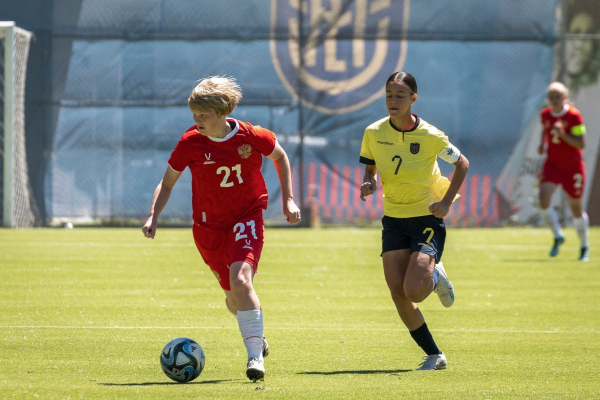 Женская молодежка взяла реванш у сборной Эквадора