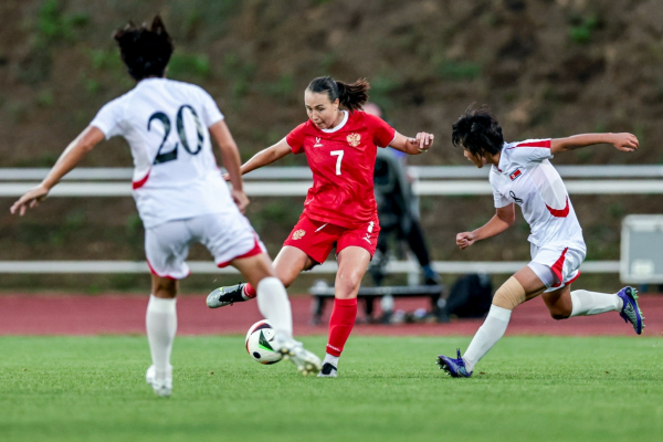 Женская сборная России сыграла вничью с КНДР