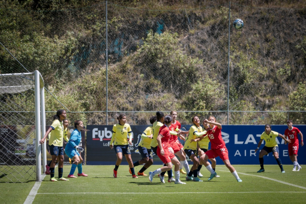 Женская молодежка взяла реванш у сборной Эквадора