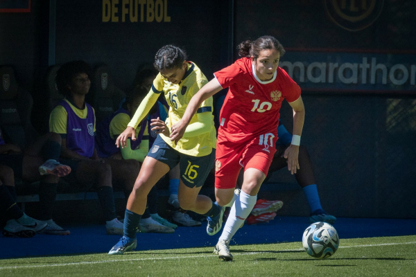 Женская молодежка взяла реванш у сборной Эквадора