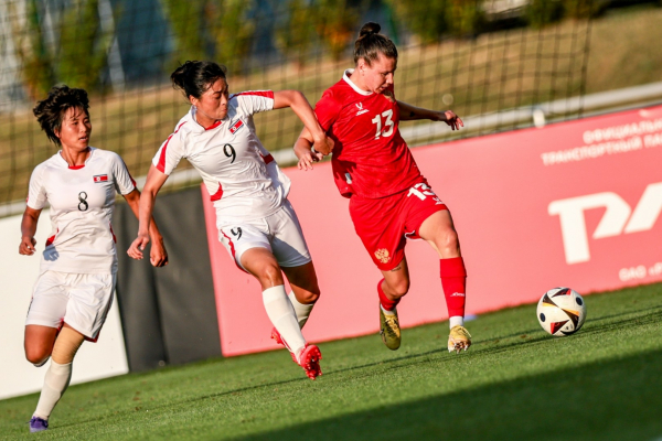 Женская сборная России сыграла вничью с КНДР