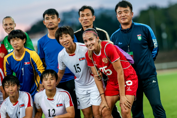 Женская сборная России сыграла вничью с КНДР