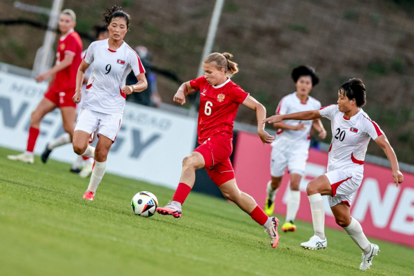 Женская сборная России сыграла вничью с КНДР