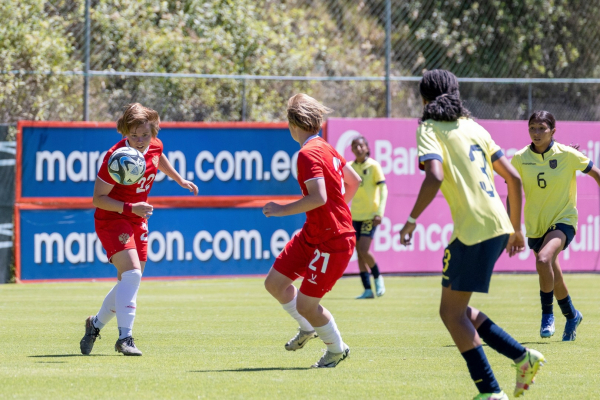 Женская молодежка взяла реванш у сборной Эквадора