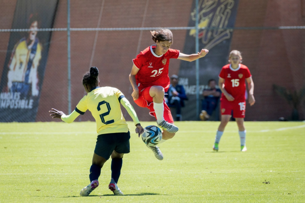 Женская молодежка взяла реванш у сборной Эквадора