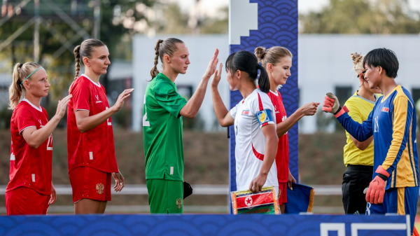Женская сборная России сыграла вничью с КНДР