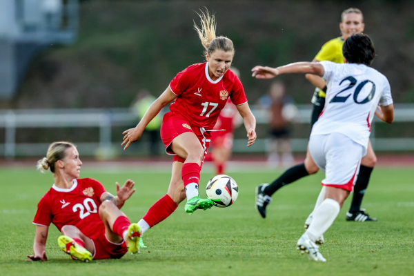 Женская сборная России сыграла вничью с КНДР